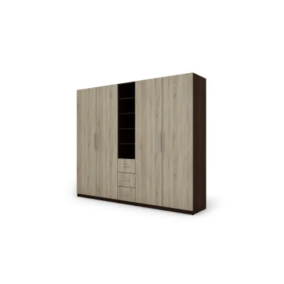 Szafa 260x220 cm sonoma ciemna jasna – Orvian | eMeblast
