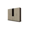 Szafa 260x220 cm sonoma ciemna sonoma jasna – Orvian