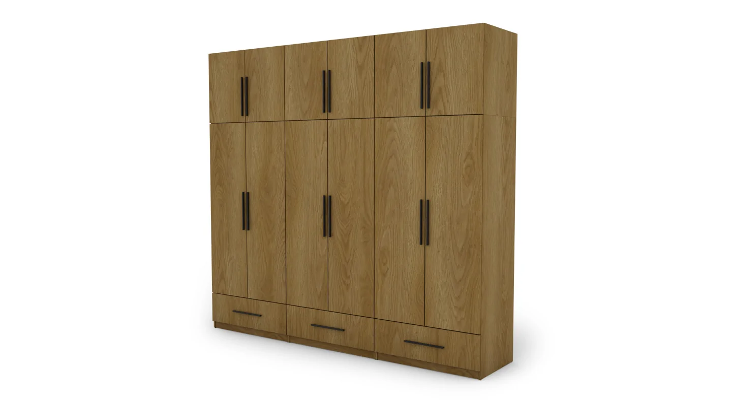 Szafa 260x240 cm dąb karmel – Altivar | eMeblast