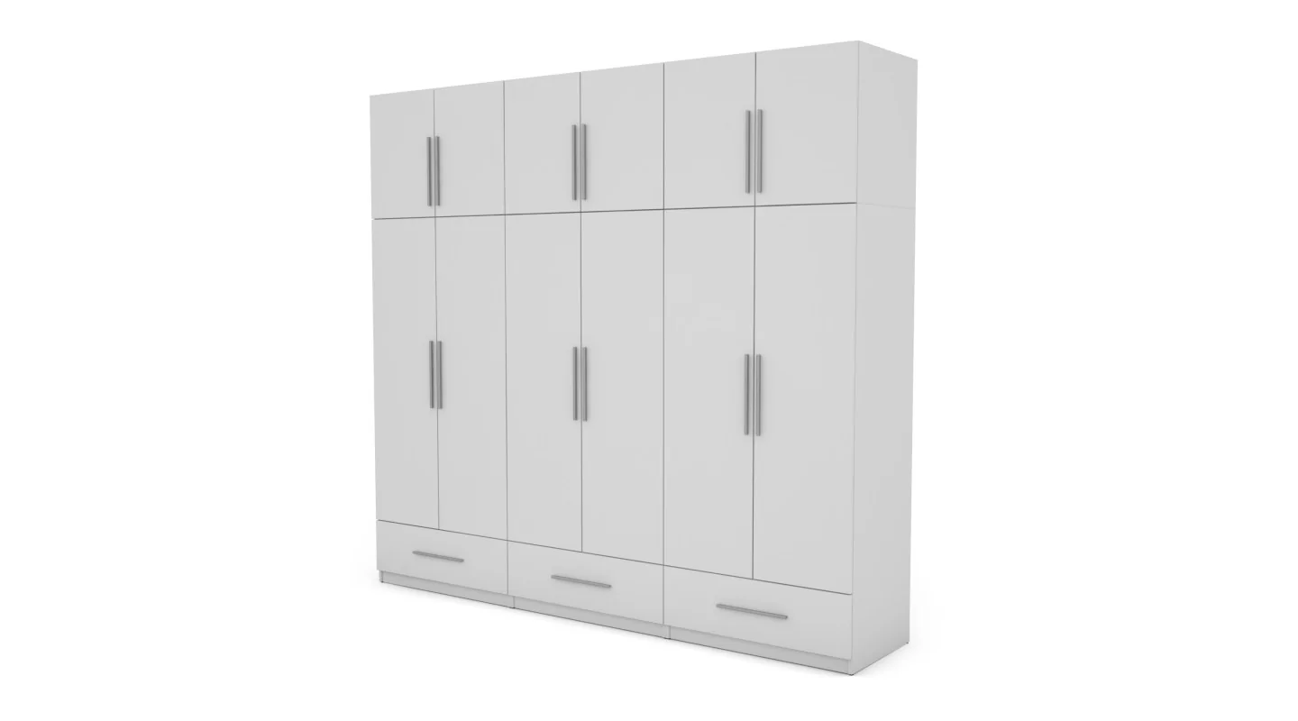 Szafa 260x240 cm biała – Altivar | eMeblast