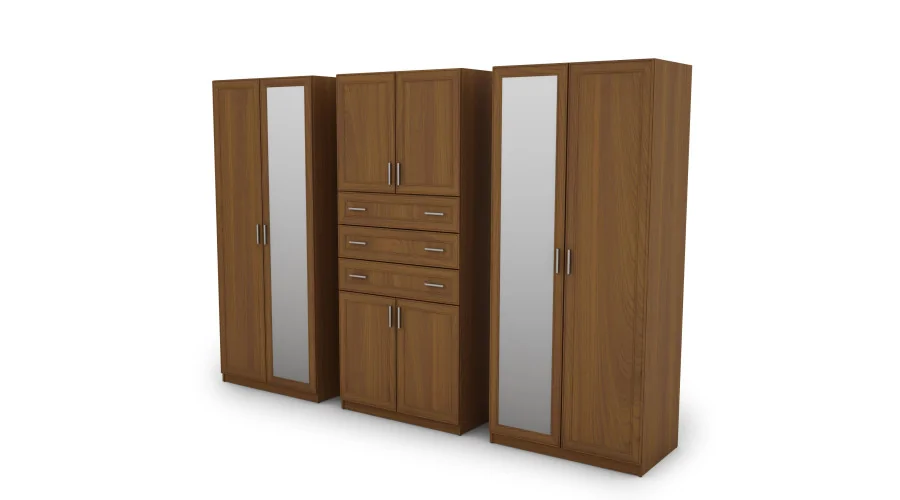 Szafa 270x210 cm wiśnia porto lustro – Vireon | eMeblast