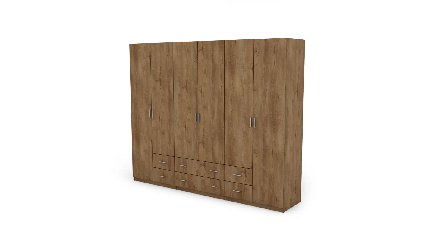 Szafa 270x220 cm dąb lefkas – Dorsen | eMeblast