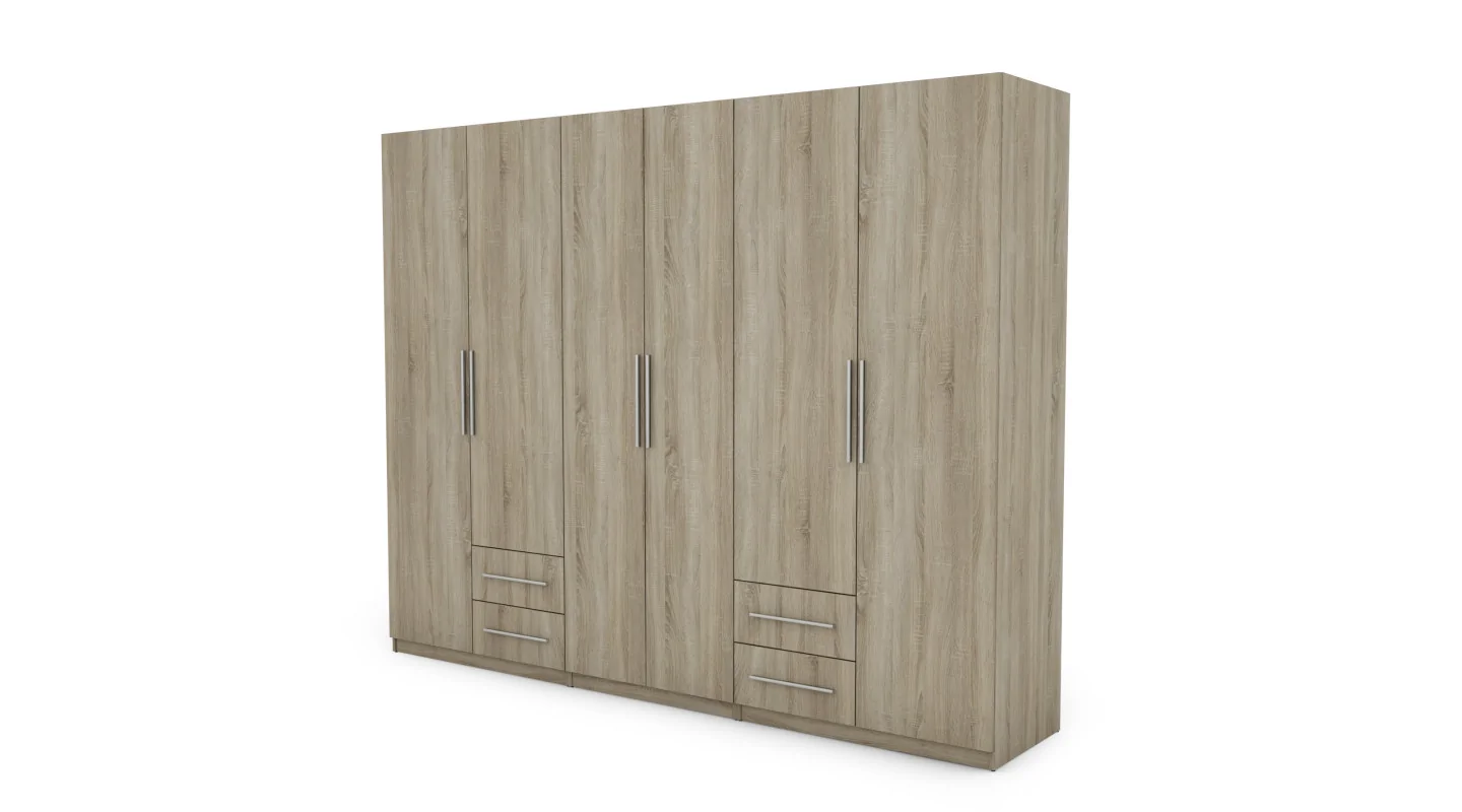 Szafa 280x220 cm sonoma jasna – Hedron | eMeblast
