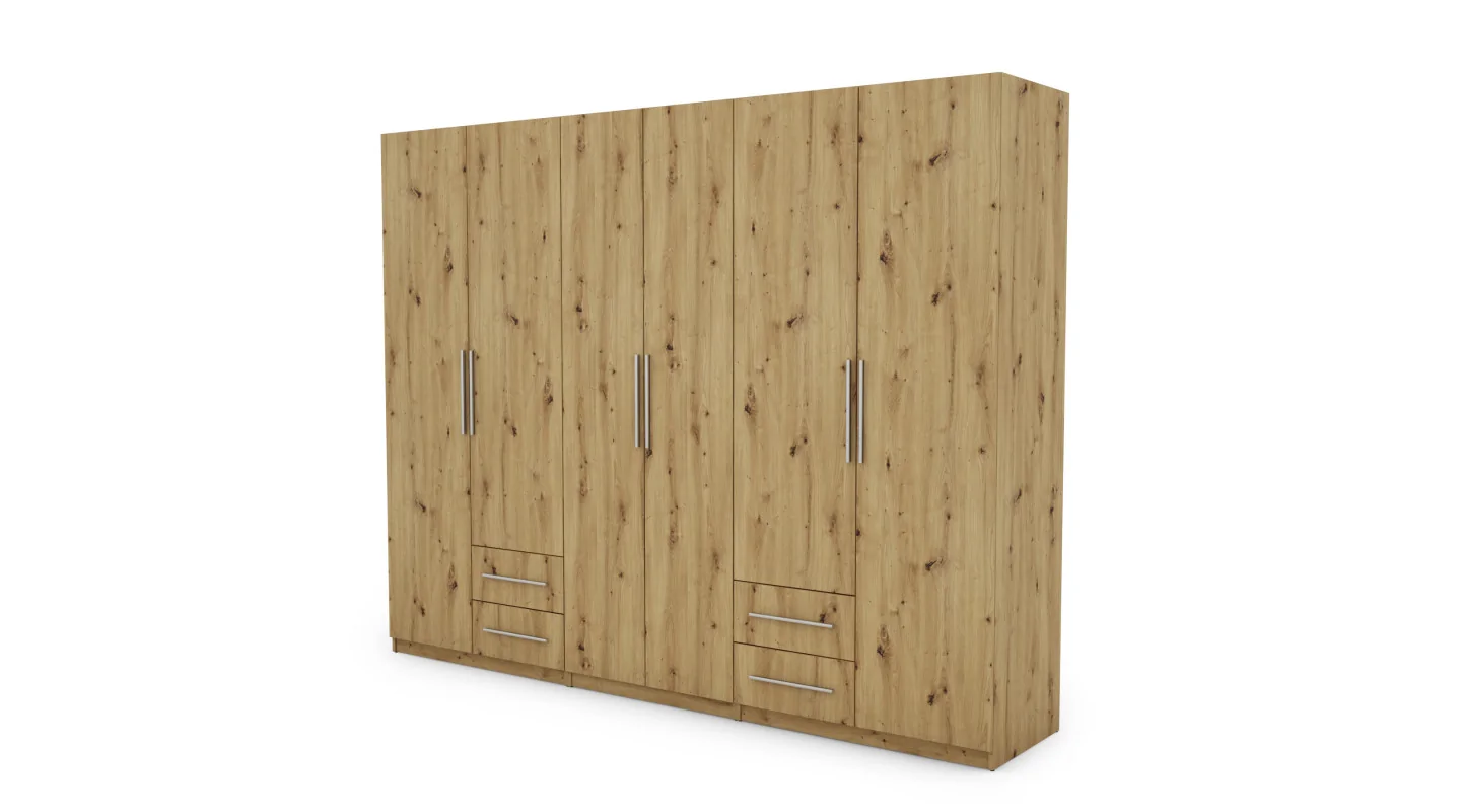 Szafa 280x220 cm dąb artisan – Hedron | eMeblast