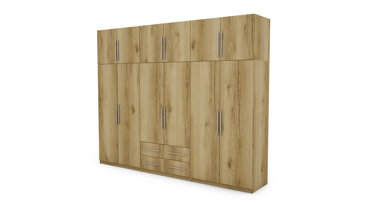 Szafa 300x240 cm dąb grand naturalny – Alturo | eMeblast