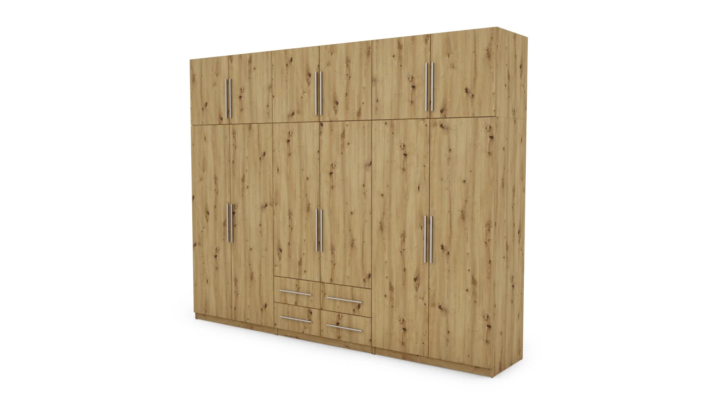 Szafa 300x240 cm dąb artisan – Alturo | eMeblast