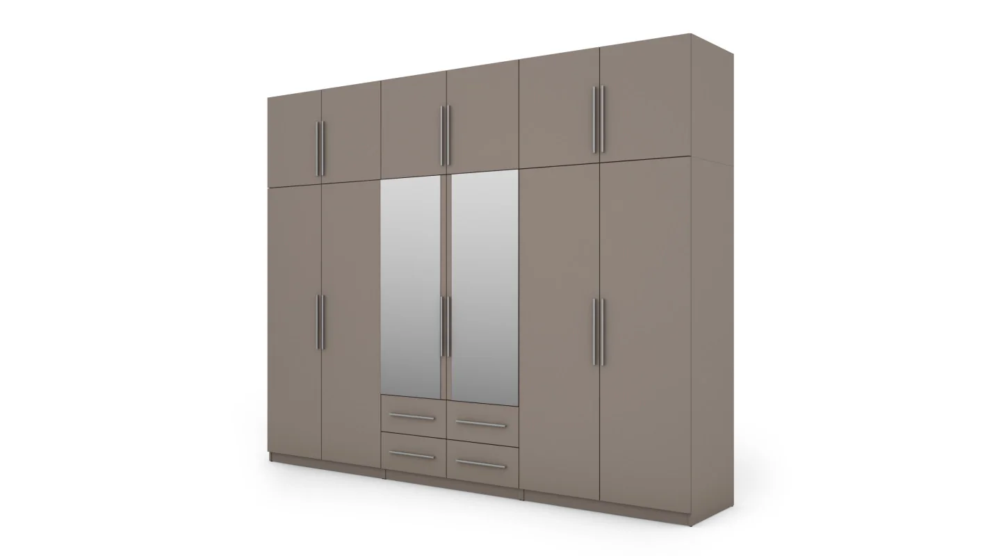 Szafa 300x240 cm sepia lustro – Alturo | eMeblast