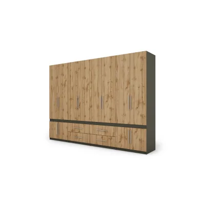 Szafa 320x230 cm grafit dąb wotan – Accessa | eMeblast