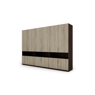 Szafa 330x230 cm sonoma jasna sonoma ciemna – Expono