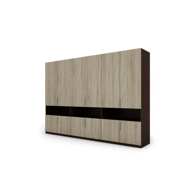 Szafa 330x230 cm sonoma jasna ciemna – Expono | eMeblast