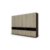Szafa 330x230 cm sonoma jasna sonoma ciemna – Expono