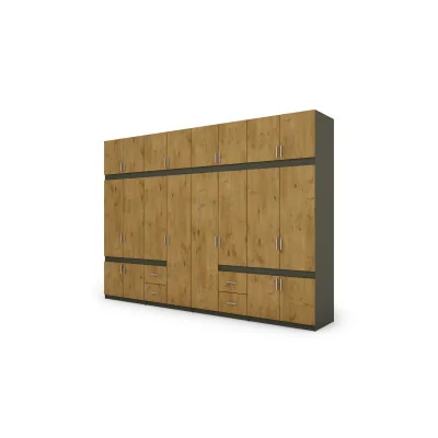 Szafa 340x240 cm grafit dąb lancelot – Maxora | eMeblast