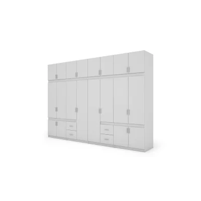 Szafa 340x240 cm biała – Maxora | eMeblast