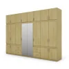 Szafa 340x240 cm z lustrem jodełka scandi – Maxora