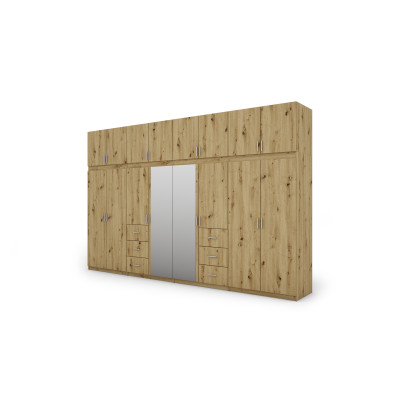 Szafa 380x240 cm z lustrem artisan – Melvio