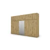 Szafa 380x240 cm z lustrem artisan – Melvio
