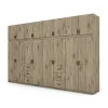 Szafa 380x240 cm dąb lumberjack frost – Melvio
