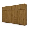 Szafa 380x240 cm dąb carpenter whisky – Melvio