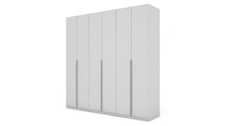 Szafa 240x240 cm biała – Vantor | eMeblast Szafa 240x240 cm biała – Vantor | eMeblast
