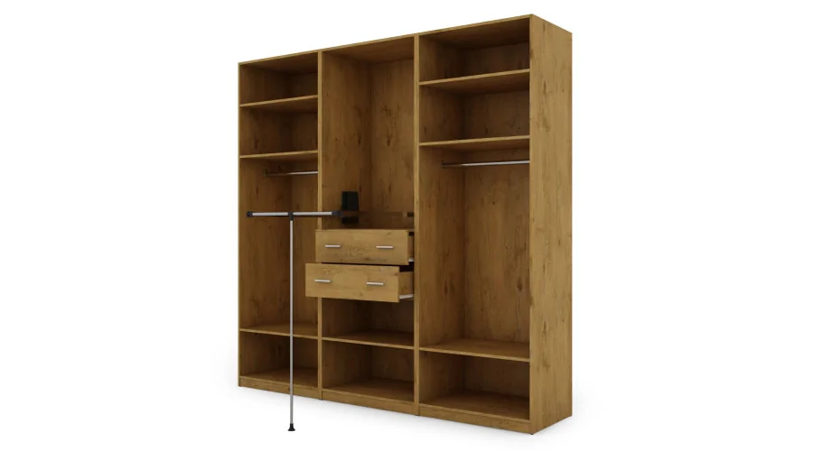 Szafa 240x240 cm dąb lancelot – Vantor | eMeblast Szafa 240x240 cm dąb lancelot – Vantor | eMeblast