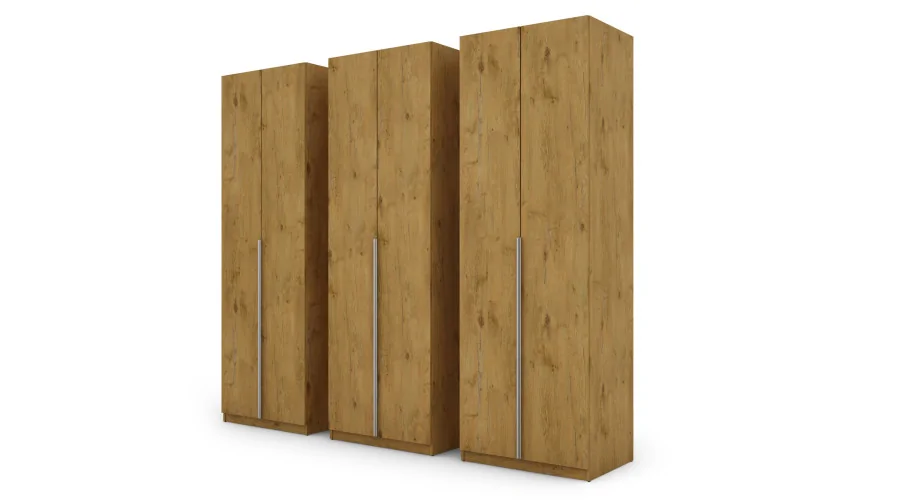 Szafa 240x240 cm dąb lancelot lustro – Vantor | eMeblast