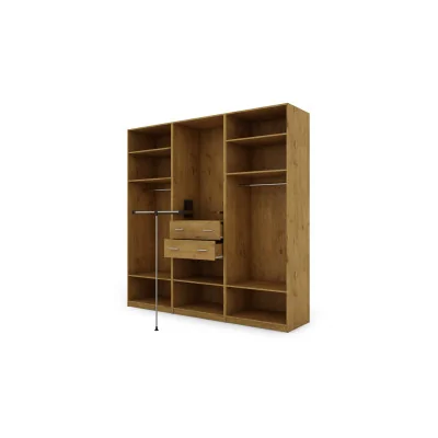 Szafa 240x240 cm dąb lancelot lustro – Vantor | eMeblast