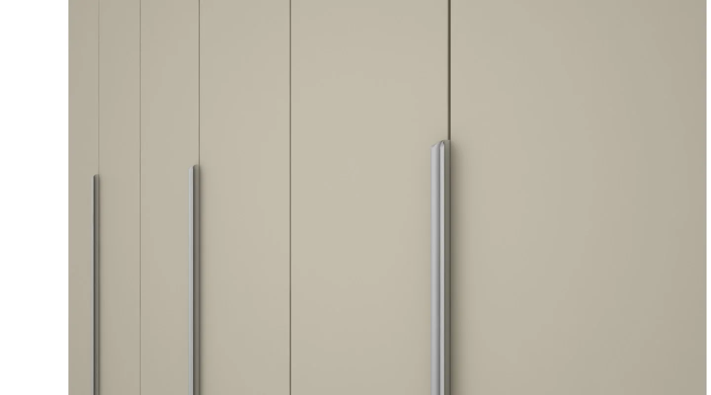 Szafa 240x240 cm kaszmirowy beż lustro – Vantor | eMeblast