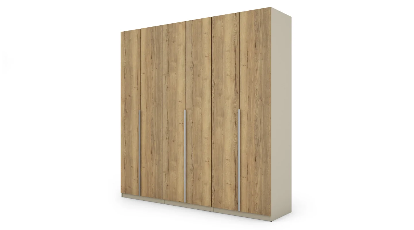 Szafa 240x240 cm kaszmirowy beż dąb halifax – Vantor | eMeblast