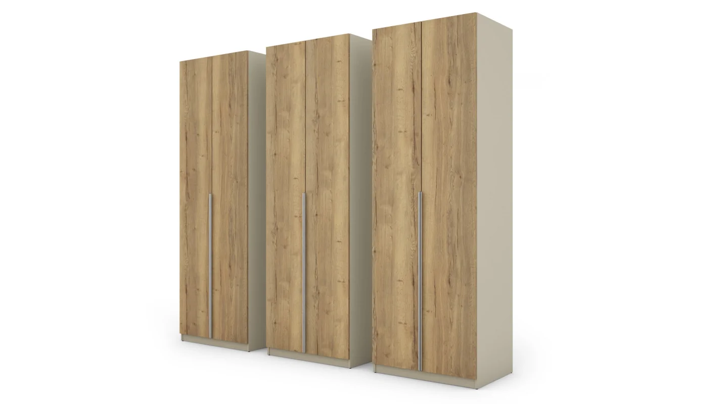 Szafa 240x240 cm kaszmirowy beż dąb halifax – Vantor | eMeblast