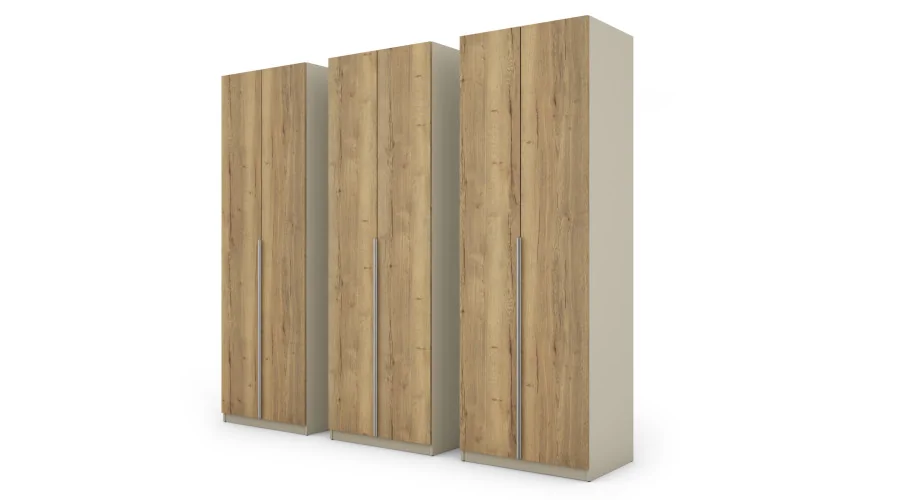 Szafa 240x240 cm kaszmirowy beż dąb halifax – Vantor | eMeblast