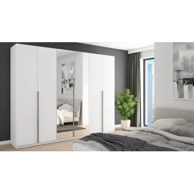 Szafa 282x230 cm biała lustro – Selvaris | eMeblast