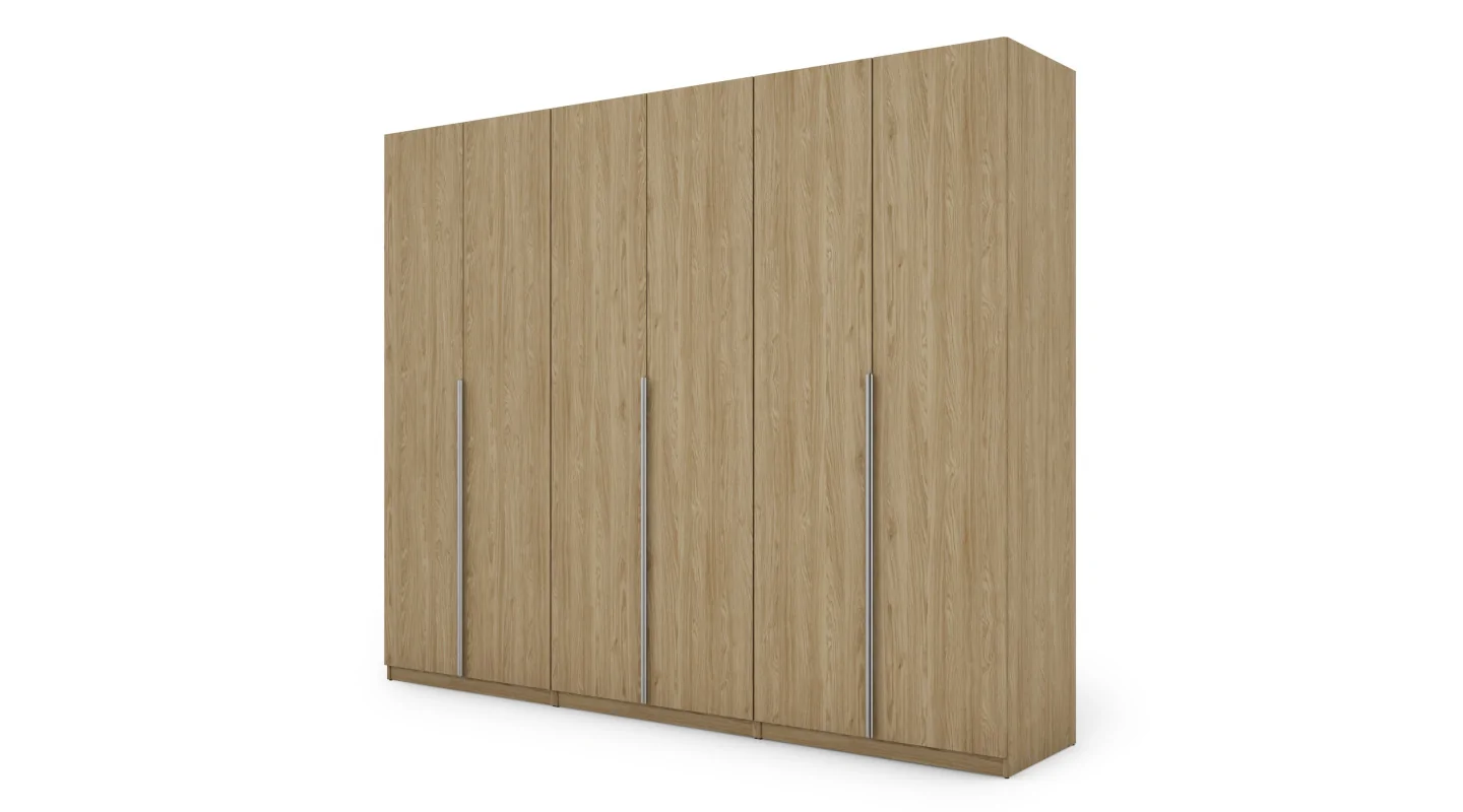 Szafa 282x230 cm dąb olejowany – Selvaris | eMeblast