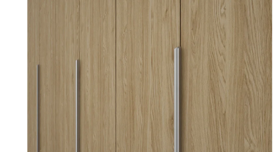 Szafa 282x230 cm dąb olejowany lustro – Selvaris | eMeblast Szafa 282x230 cm dąb olejowany lustro – Selvaris | eMeblast