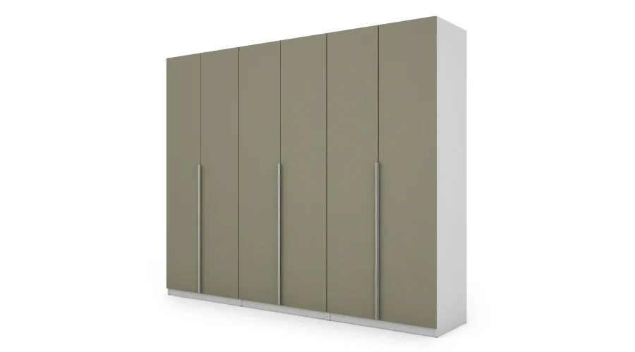 Szafa 282x230 cm biel eukaliptus – Selvaris | eMeblast Szafa 282x230 cm biel eukaliptus – Selvaris | eMeblast