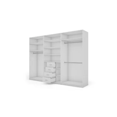 Szafa 300x220 cm biała lustro – Modulor | eMeblast