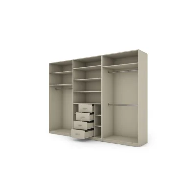 Szafa 300x220 cm kaszmirowy beż lustro – Modulor | eMeblast