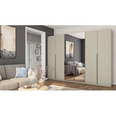 Szafa 300x220 cm kaszmirowy beż lustro – Modulor | eMeblast