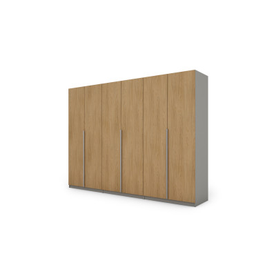 Szafa 300x220 cm szary jasny dąb casella – Modulor