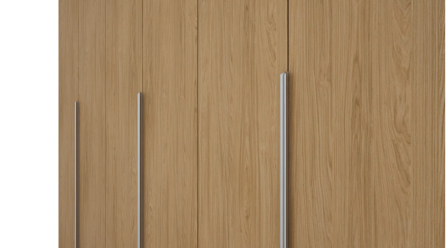Szafa 300x220 cm szary jasny dąb casella lustro – Modulor | eMeblast