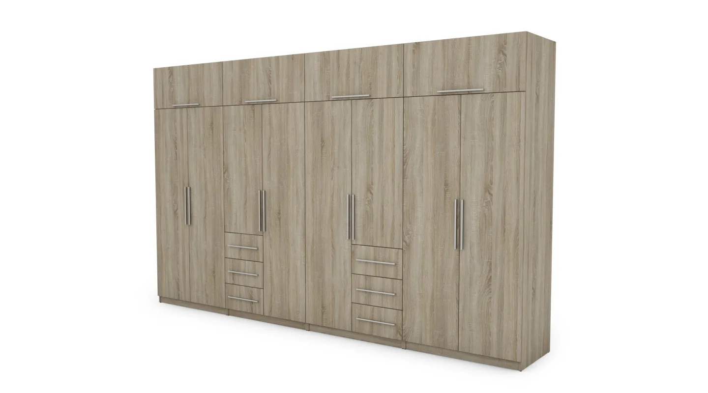 Szafa 360x220 cm sonoma jasna – Sorelo | eMeblast