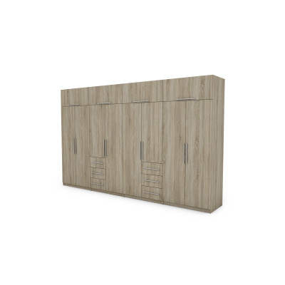 Szafa 360x220 cm sonoma jasna – Sorelo