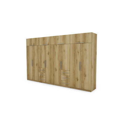 Szafa 360x220 cm dąb grand naturalny – Sorelo