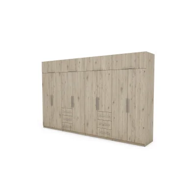 Szafa 360x220 cm dąb bordeaux – Sorelo | eMeblast
