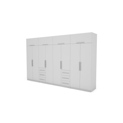 Szafa 360x220 cm biel – Sorelo
