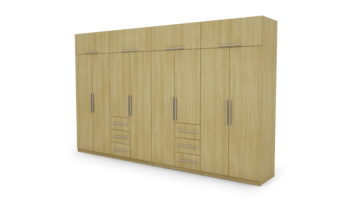 Szafa 360x220 cm jodełka scandi – Sorelo | eMeblast