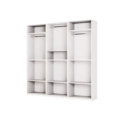 Nowoczesna szafa 270x240 cm biel dąb carpenter whisky – Arvion | eMeblast
