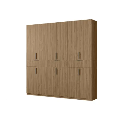 Nowoczesna szafa 270x240 cm dąb carpenter whisky – Arvion | eMeblast
