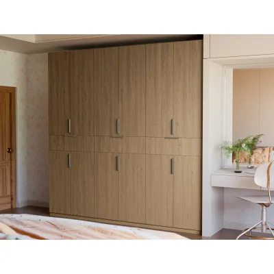 Nowoczesna szafa 270x240 cm dąb carpenter whisky – Arvion | eMeblast