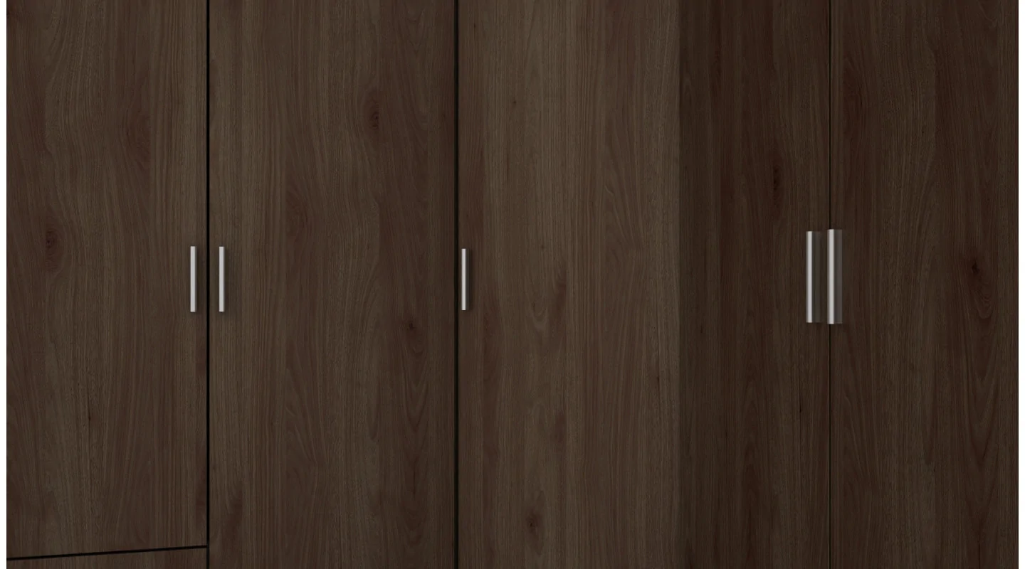 Szafa narożna 189x214 cm orzech okapi – Cornero | eMeblast