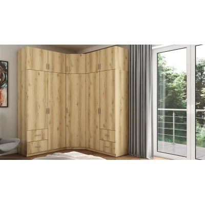Szafa narożna 189x240 cm dąb grand naturalny – Corvado | eMeblast